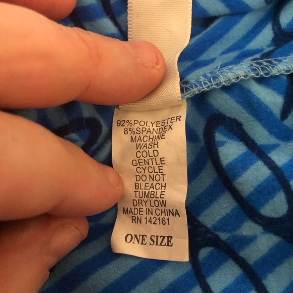 OS Lularoe leggings with scissors - Picture 7 of 9